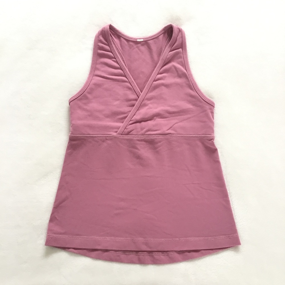 Lululemon dusty rose Deep V tank
